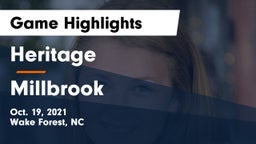 Heritage  vs Millbrook  Game Highlights - Oct. 19, 2021