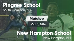 Matchup: Pingree  vs. New Hampton School  2016