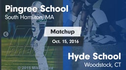 Matchup: Pingree  vs. Hyde School 2016