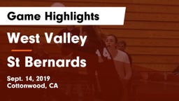 West Valley  vs St Bernards Game Highlights - Sept. 14, 2019