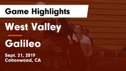 West Valley  vs Galileo  Game Highlights - Sept. 21, 2019
