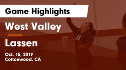 West Valley  vs Lassen  Game Highlights - Oct. 15, 2019