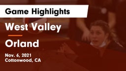 West Valley  vs Orland Game Highlights - Nov. 6, 2021