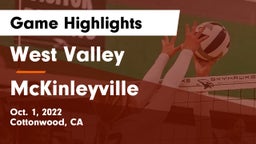 West Valley  vs McKinleyville Game Highlights - Oct. 1, 2022