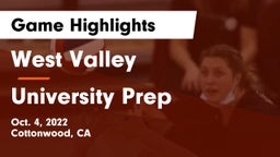 West Valley  vs University Prep  Game Highlights - Oct. 4, 2022