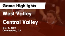 West Valley  vs Central Valley  Game Highlights - Oct. 6, 2022