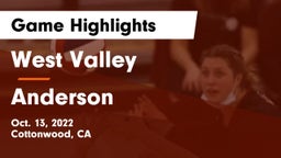 West Valley  vs Anderson Game Highlights - Oct. 13, 2022