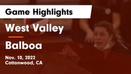 West Valley  vs Balboa  Game Highlights - Nov. 10, 2022