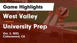 West Valley  vs University Prep  Game Highlights - Oct. 3, 2023