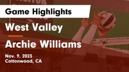 West Valley  vs Archie Williams  Game Highlights - Nov. 9, 2023