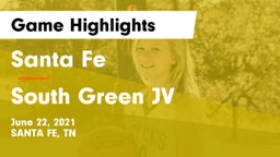 Santa Fe  vs South Green JV Game Highlights - June 22, 2021
