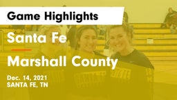 Santa Fe  vs Marshall County  Game Highlights - Dec. 14, 2021
