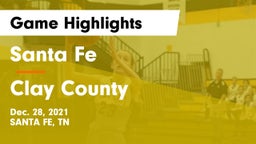 Santa Fe  vs Clay County  Game Highlights - Dec. 28, 2021