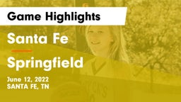 Santa Fe  vs Springfield  Game Highlights - June 12, 2022