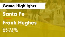 Santa Fe  vs Frank Hughes  Game Highlights - Dec. 12, 2023