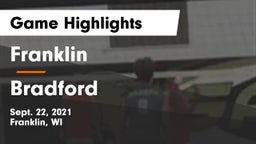 Franklin  vs Bradford Game Highlights - Sept. 22, 2021