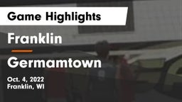 Franklin  vs Germamtown Game Highlights - Oct. 4, 2022