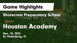 Shorecrest Preparatory School vs Houston Academy  Game Highlights - Dec. 10, 2022