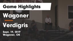 Wagoner  vs Verdigris  Game Highlights - Sept. 19, 2019