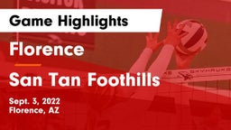 Florence  vs San Tan Foothills  Game Highlights - Sept. 3, 2022