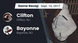 Recap: Clifton  vs. Bayonne  2017