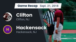 Recap: Clifton  vs. Hackensack  2018