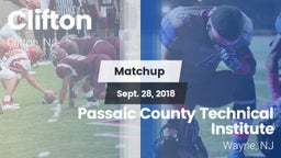 Matchup: Clifton  vs. Passaic County Technical Institute 2018