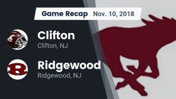 Recap: Clifton  vs. Ridgewood  2018