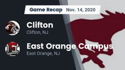 Recap: Clifton  vs. East Orange Campus  2020