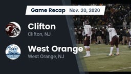 Recap: Clifton  vs. West Orange  2020