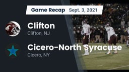 Recap: Clifton  vs. Cicero-North Syracuse  2021