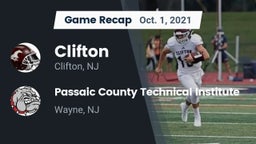 Recap: Clifton  vs. Passaic County Technical Institute 2021