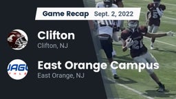 Recap: Clifton  vs. East Orange Campus  2022