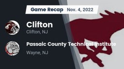 Recap: Clifton  vs. Passaic County Technical Institute 2022