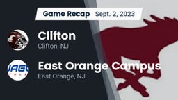 Recap: Clifton  vs. East Orange Campus  2023