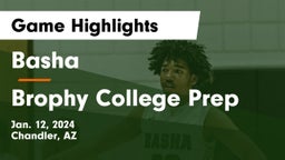 Basha  vs Brophy College Prep  Game Highlights - Jan. 12, 2024