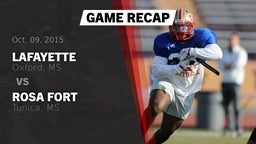 Recap: Lafayette  vs. Rosa Fort  2015