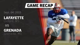 Recap: Lafayette  vs. Grenada  2015