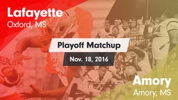 Matchup: Lafayette High vs. Amory  2016