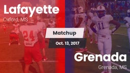 Matchup: Lafayette High vs. Grenada  2017