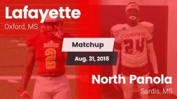Matchup: Lafayette High vs. North Panola  2018