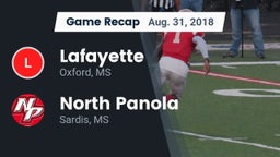 Recap: Lafayette  vs. North Panola  2018
