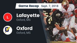 Recap: Lafayette  vs. Oxford  2018