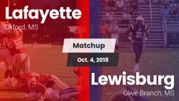 Matchup: Lafayette High vs. Lewisburg  2018