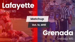 Matchup: Lafayette High vs. Grenada  2018
