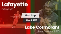 Matchup: Lafayette High vs. Lake Cormorant  2018