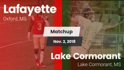 Matchup: Lafayette High vs. Lake Cormorant  2018