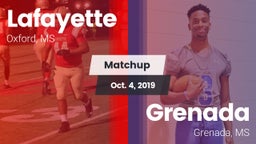 Matchup: Lafayette High vs. Grenada  2019