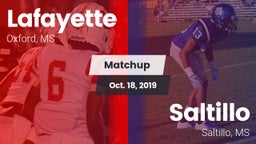 Matchup: Lafayette High vs. Saltillo  2019