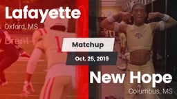 Matchup: Lafayette High vs. New Hope  2019